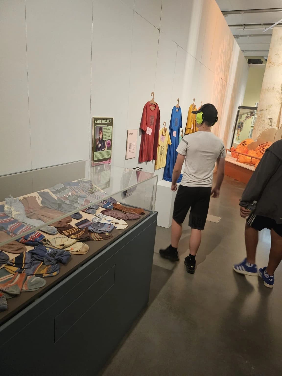 Learners exploring a museum exhibition.